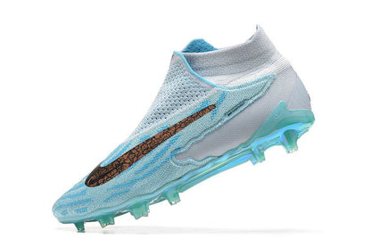 Phantom GX High Elite FG White/Light Blue - Elite Boots