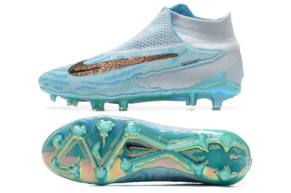 Phantom GX High Elite FG White/Light Blue - Elite Boots