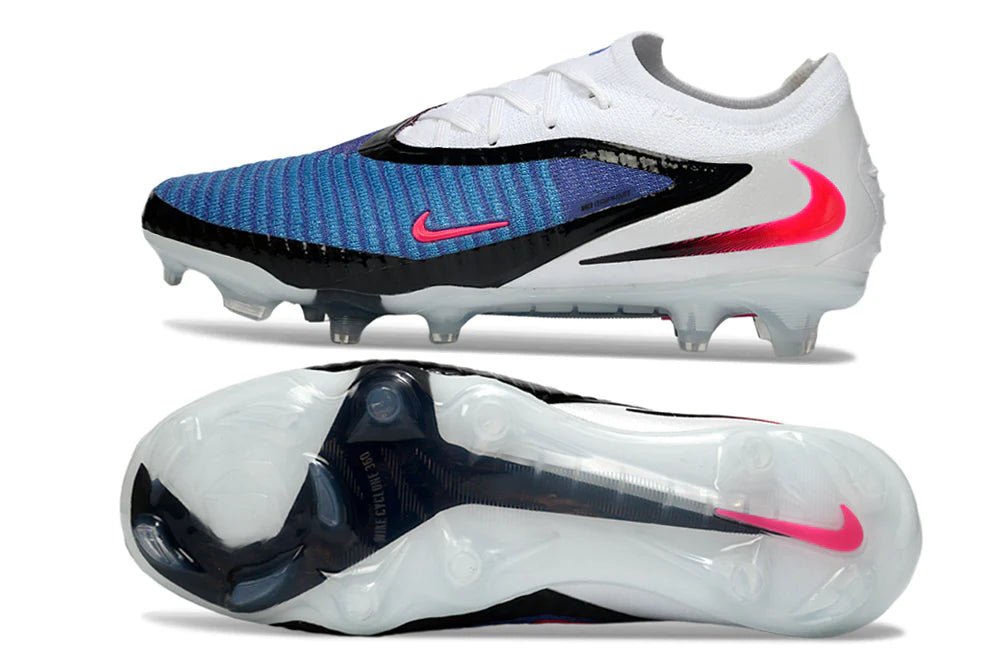 Phantom GX III Low Elite FG White/Blue - Elite Boots