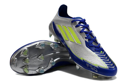 F50 Laced Elite FG Silver/Lucid Blue Messi - Elite Boots