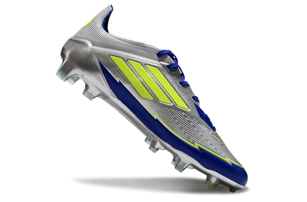 F50 Laced Elite FG Silver/Lucid Blue Messi - Elite Boots
