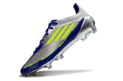 F50 Laced Elite FG Silver/Lucid Blue Messi - Elite Boots