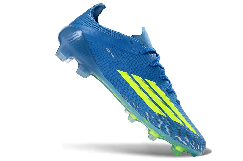 F50 Laced Elite FG Solar Yellow/Lucid Ray Blue - Elite Boots