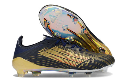 F50 Laced Elite FG Blue/Gold Ousmane Dembélé Ballon d'Or - Elite Boots