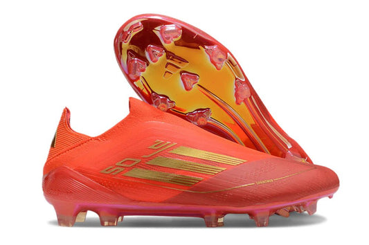 F50 Laceless Elite FG Orange/Gold 'Two Horizons' - Elite Boots
