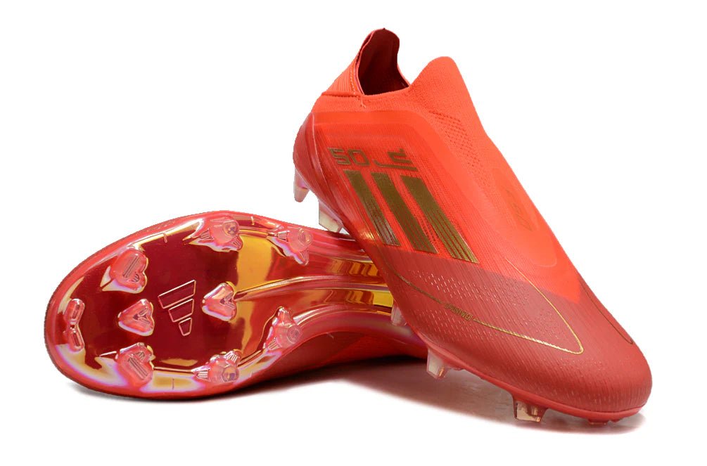 F50 Laceless Elite FG Orange/Gold 'Two Horizons' - Elite Boots