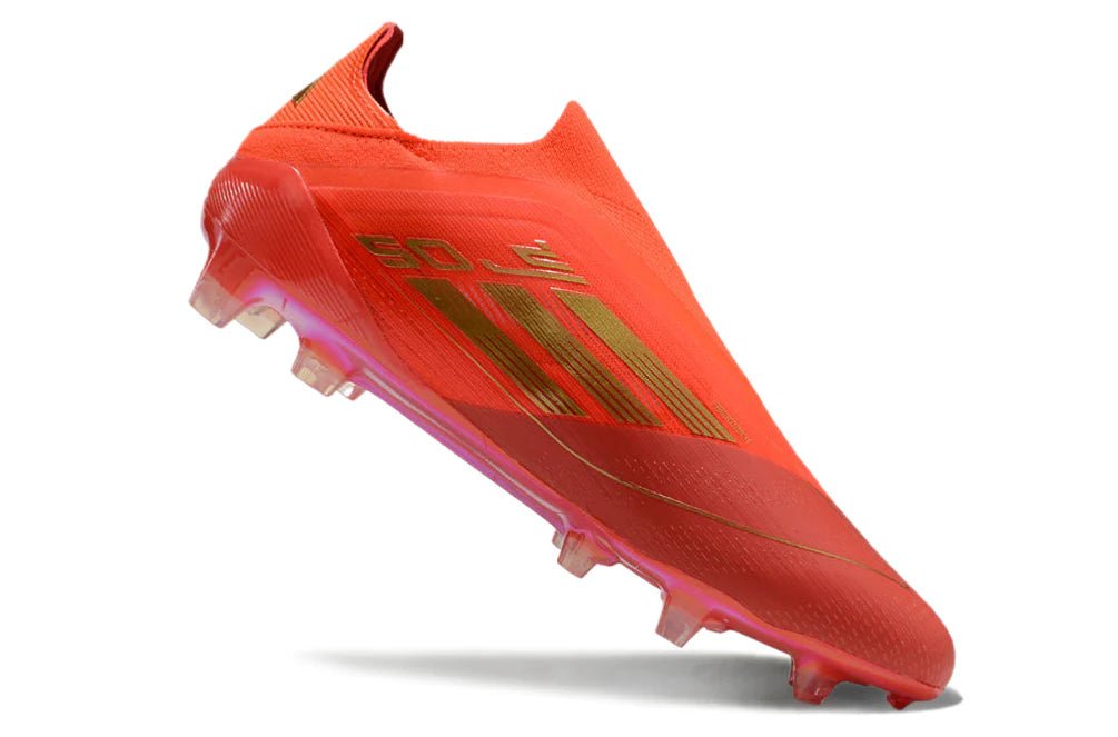 F50 Laceless Elite FG Orange/Gold 'Two Horizons' - Elite Boots