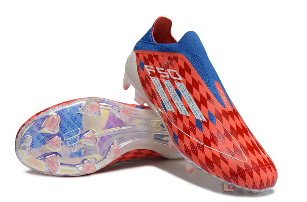 F50 Laceless Elite FG Orange/Blue Raumdeuter Pack - Elite Boots