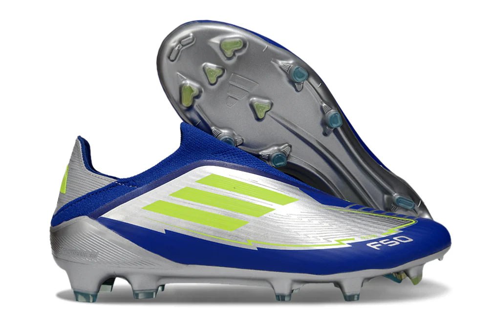 F50 Laceless Elite FG Messi Silver - Elite Boots