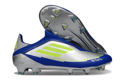 F50 Laceless Elite FG Messi Silver - Elite Boots