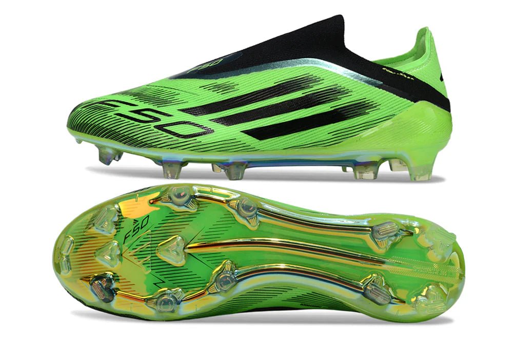 F50 Laceless Elite FG Green/Black - Elite Boots