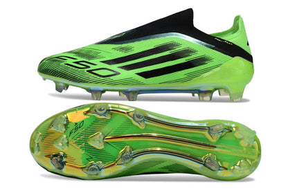 F50 Laceless Elite FG Green/Black - Elite Boots