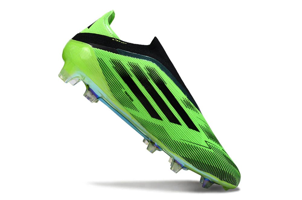 F50 Laceless Elite FG Green/Black - Elite Boots