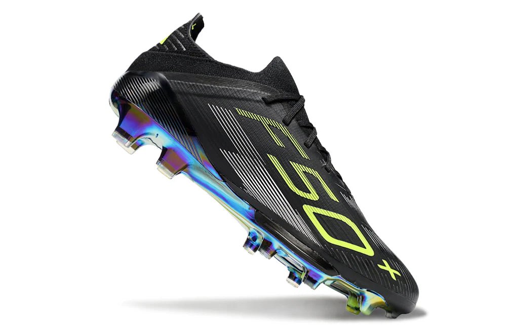 F50+ Laced Elite FG Black/Lucid lemon - Elite Boots
