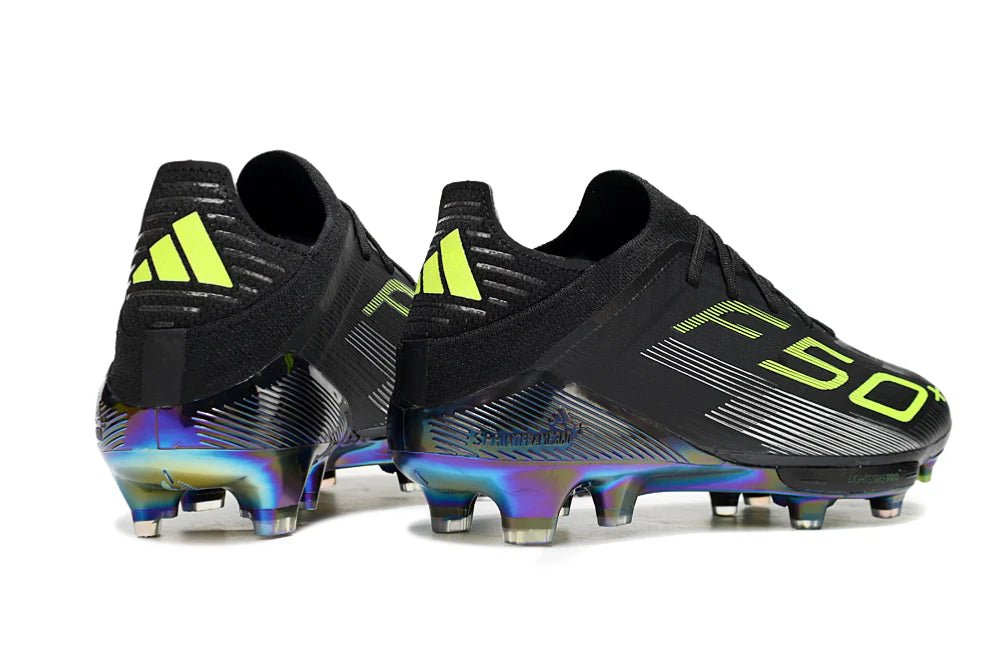 F50+ Laced Elite FG Black/Lucid lemon - Elite Boots