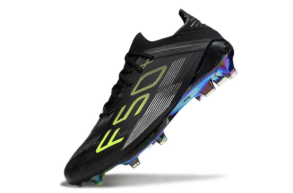 F50+ Laced Elite FG Black/Lucid lemon - Elite Boots