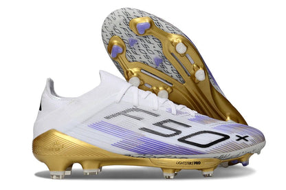 F50+ Laced Elite FG White/Gold - Elite Boots