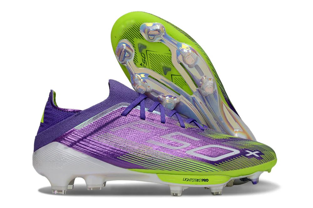 F50+ Laced Elite FG Purple Rush/Lucid Lemon - Elite Boots