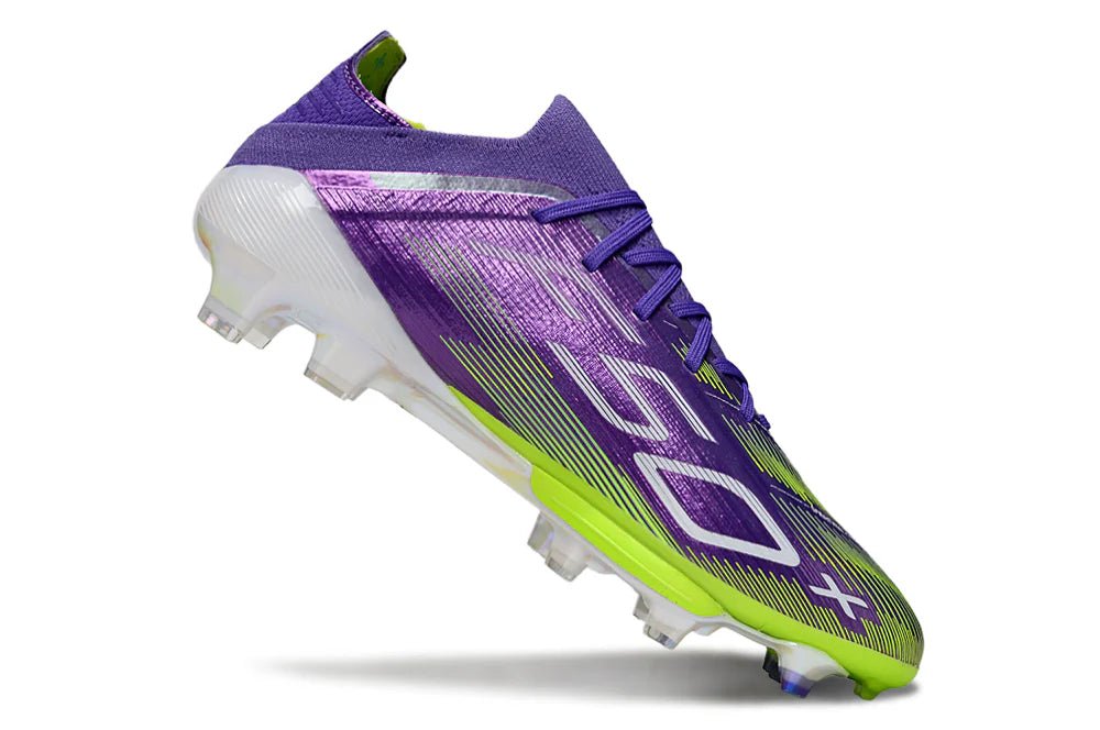 F50+ Laced Elite FG Purple Rush/Lucid Lemon - Elite Boots