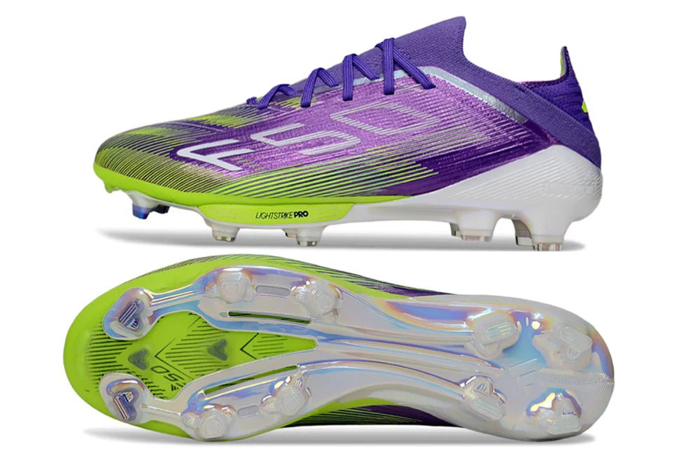 F50+ Laced Elite FG Purple Rush/Lucid Lemon - Elite Boots