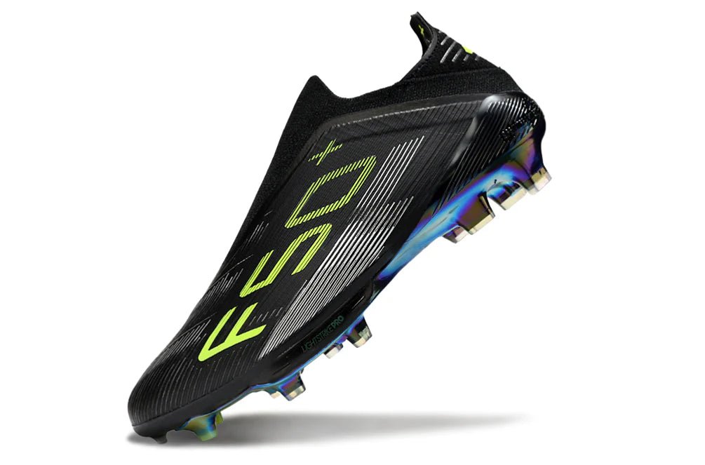 F50+ Laceless Elite FG Electric Stealth - Elite Boots