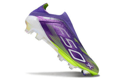 F50+ Laceless Elite FG Purple Rush/Cloud White - Elite Boots