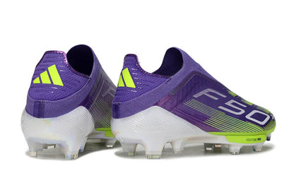 F50+ Laceless Elite FG Purple Rush/Cloud White - Elite Boots