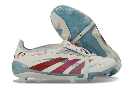 Predator XXV Elite FT FG White/Red Football Gal - Elite Boots