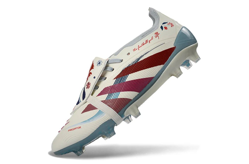 Predator XXV Elite FT FG White/Red Football Gal - Elite Boots