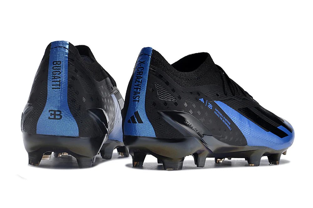 X Crazyfast Laced Elite FG Blue/Black Bugatti - Elite Boots