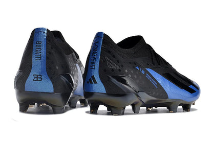 X Crazyfast Laced Elite FG Blue/Black Bugatti - Elite Boots