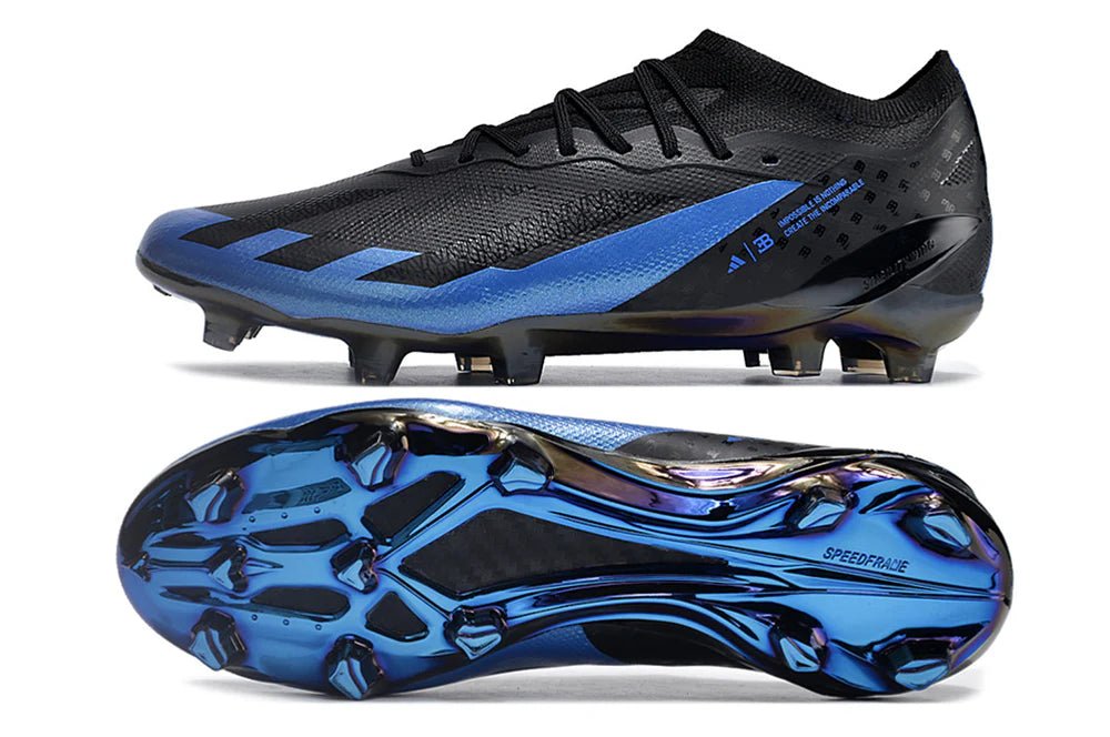 X Crazyfast Laced Elite FG Blue/Black Bugatti - Elite Boots