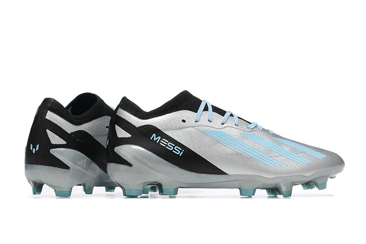 X Crazyfast Laced Elite FG Silver/Black Messi - Elite Boots