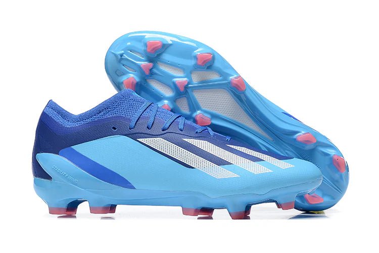 X Crazyfast Laced Elite FG Blue - Elite Boots