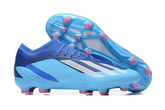 X Crazyfast Laced Elite FG Blue - Elite Boots