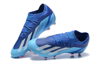 X Crazyfast Laced Elite FG Blue - Elite Boots