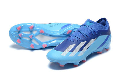 X Crazyfast Laced Elite FG Blue - Elite Boots