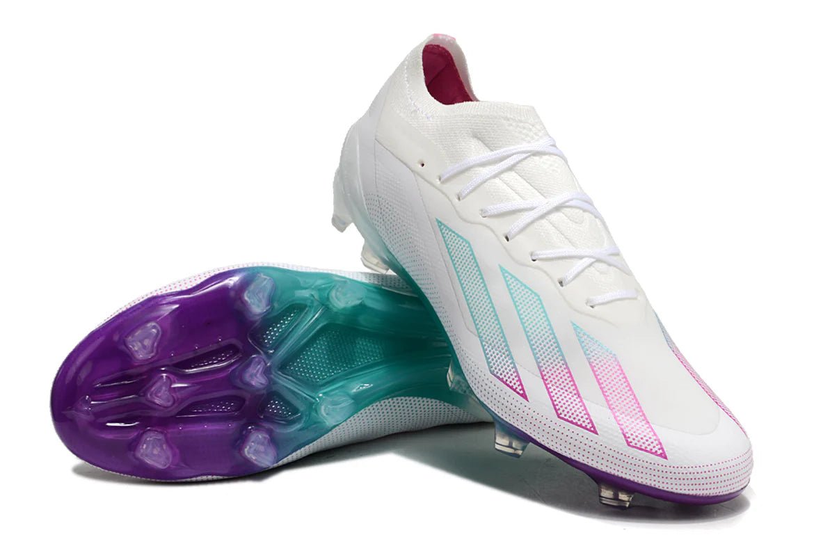 X Crazyfast Laced Elite FG Purple/White Messi - Elite Boots