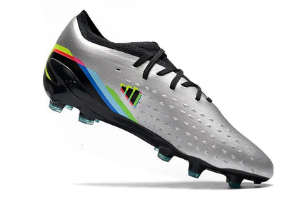 X Speedportal Laced Elite FG Silver Metallic/Black - Elite Boots