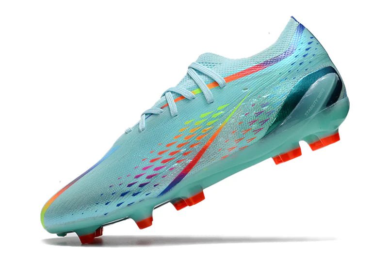 X Speedportal Laced Elite FG Light Blue - Elite Boots
