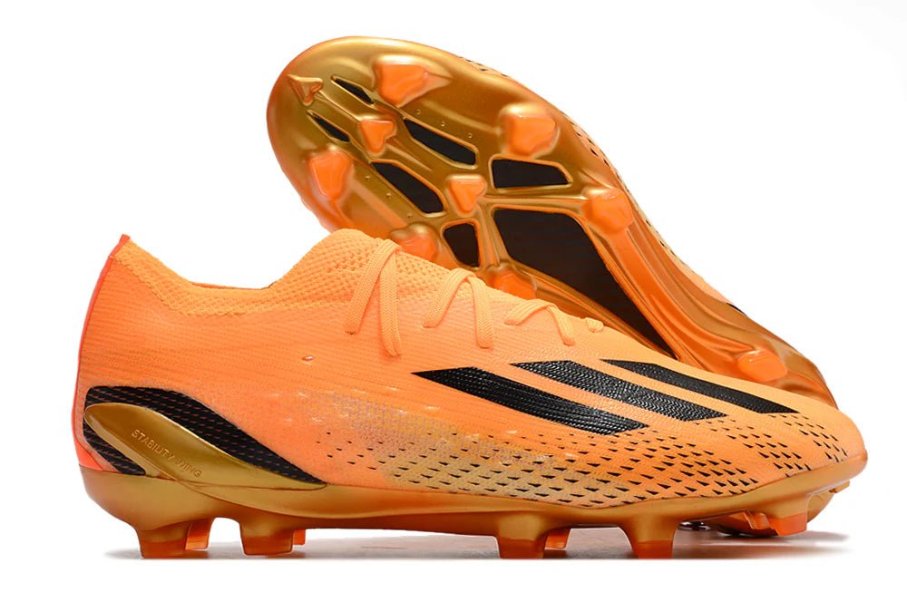 X Speedportal Laced Elite FG Orange/Black - Elite Boots