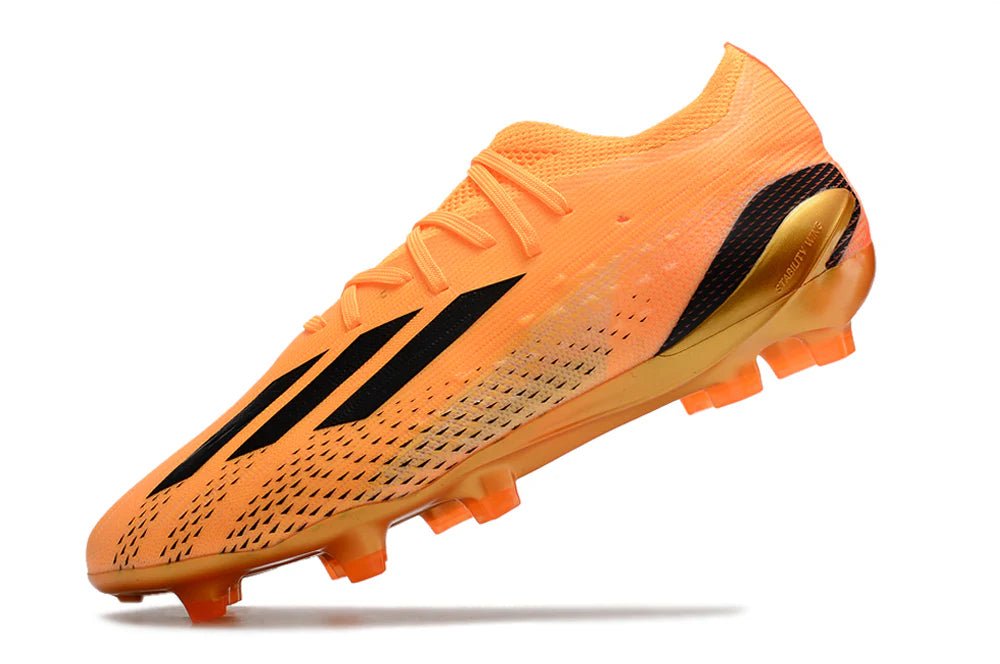 X Speedportal Laced Elite FG Orange/Black - Elite Boots