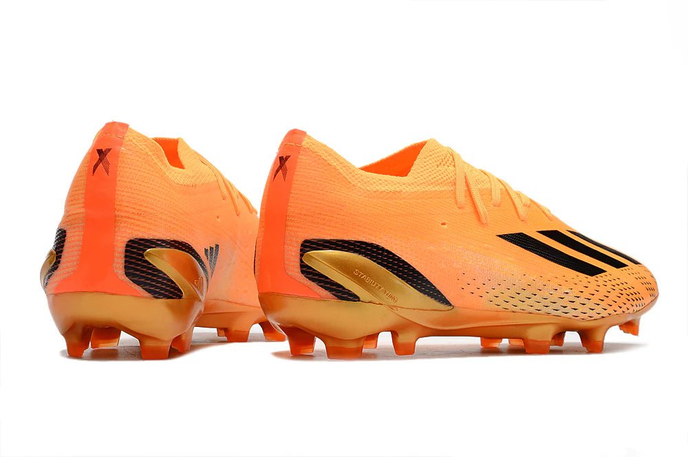 X Speedportal Laced Elite FG Orange/Black - Elite Boots