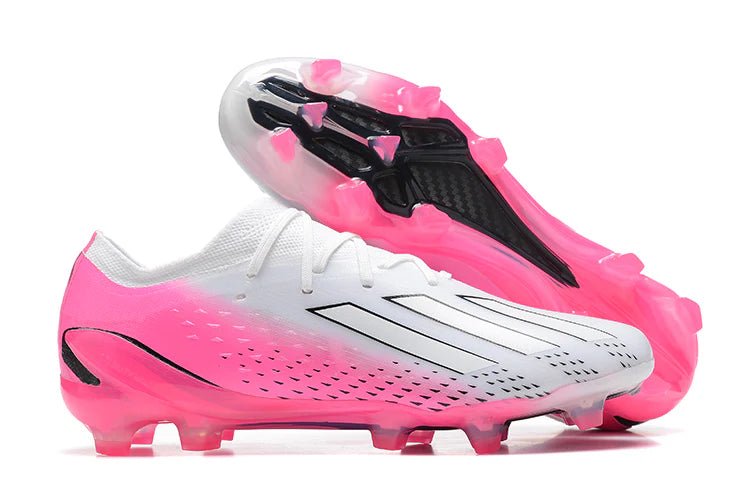 X Speedportal Laced Elite FG White/Shock Pink - Elite Boots