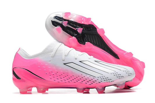 X Speedportal Laced Elite FG White/Shock Pink - Elite Boots