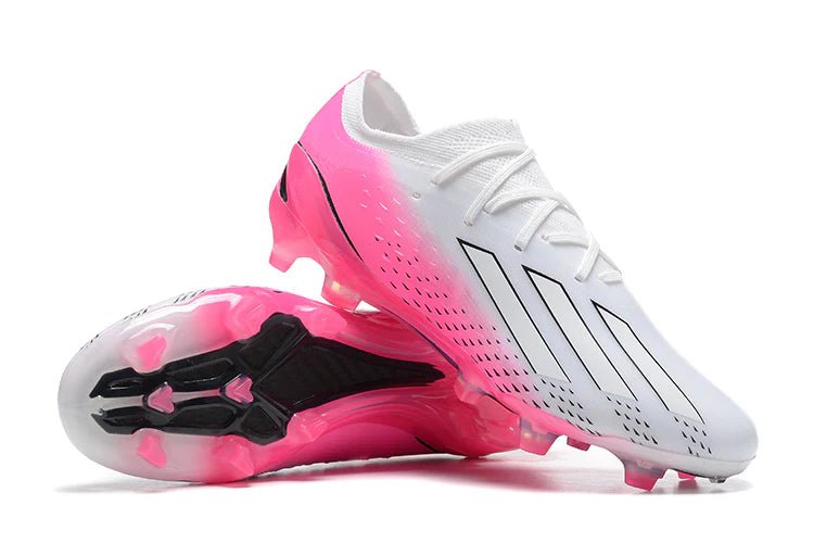 X Speedportal Laced Elite FG White/Shock Pink - Elite Boots