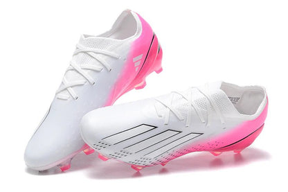 X Speedportal Laced Elite FG White/Shock Pink - Elite Boots