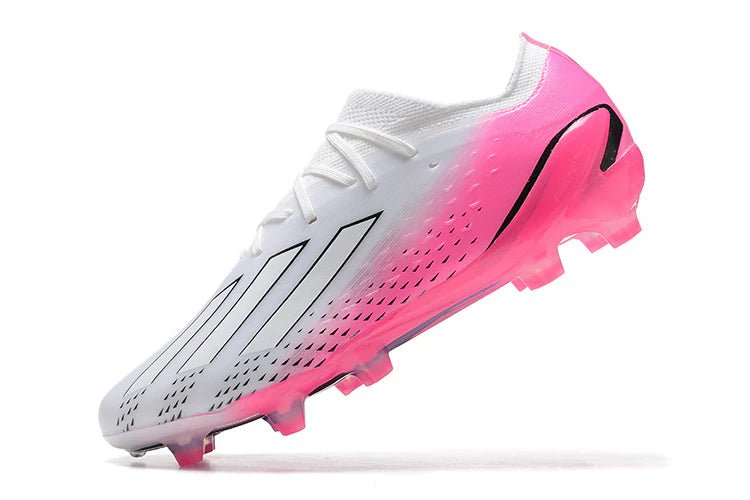 X Speedportal Laced Elite FG White/Shock Pink - Elite Boots