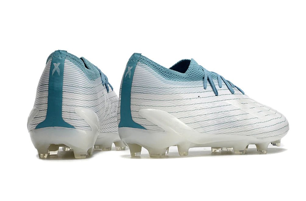 X Speedportal Laced Elite FG White/Blue Parley Sustainability Pack - Elite Boots