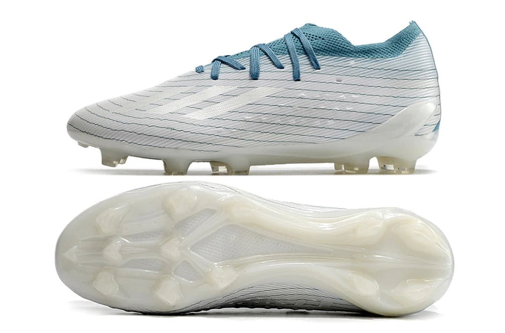 X Speedportal Laced Elite FG White/Blue Parley Sustainability Pack - Elite Boots